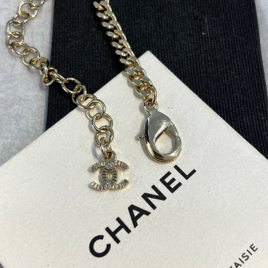 Chanel Button Necklace