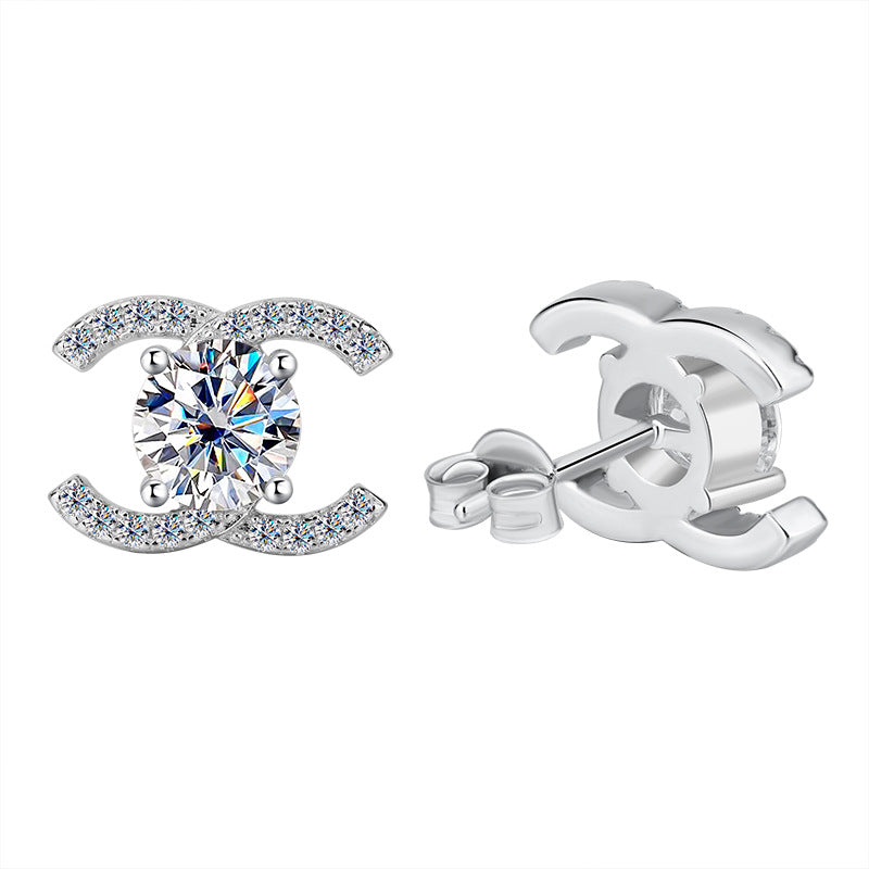 Chanel Colored Moissanite Earrings