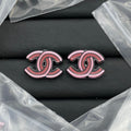 Chanel Color Strip Earrings