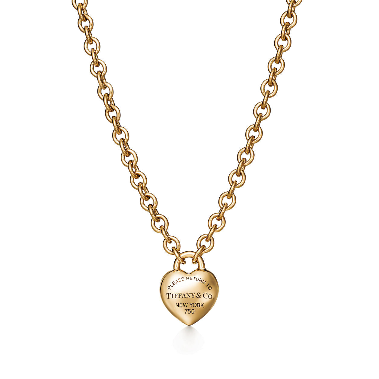 Tiffany Return to Tiffany Full Heart Toggle Pendant Necklace