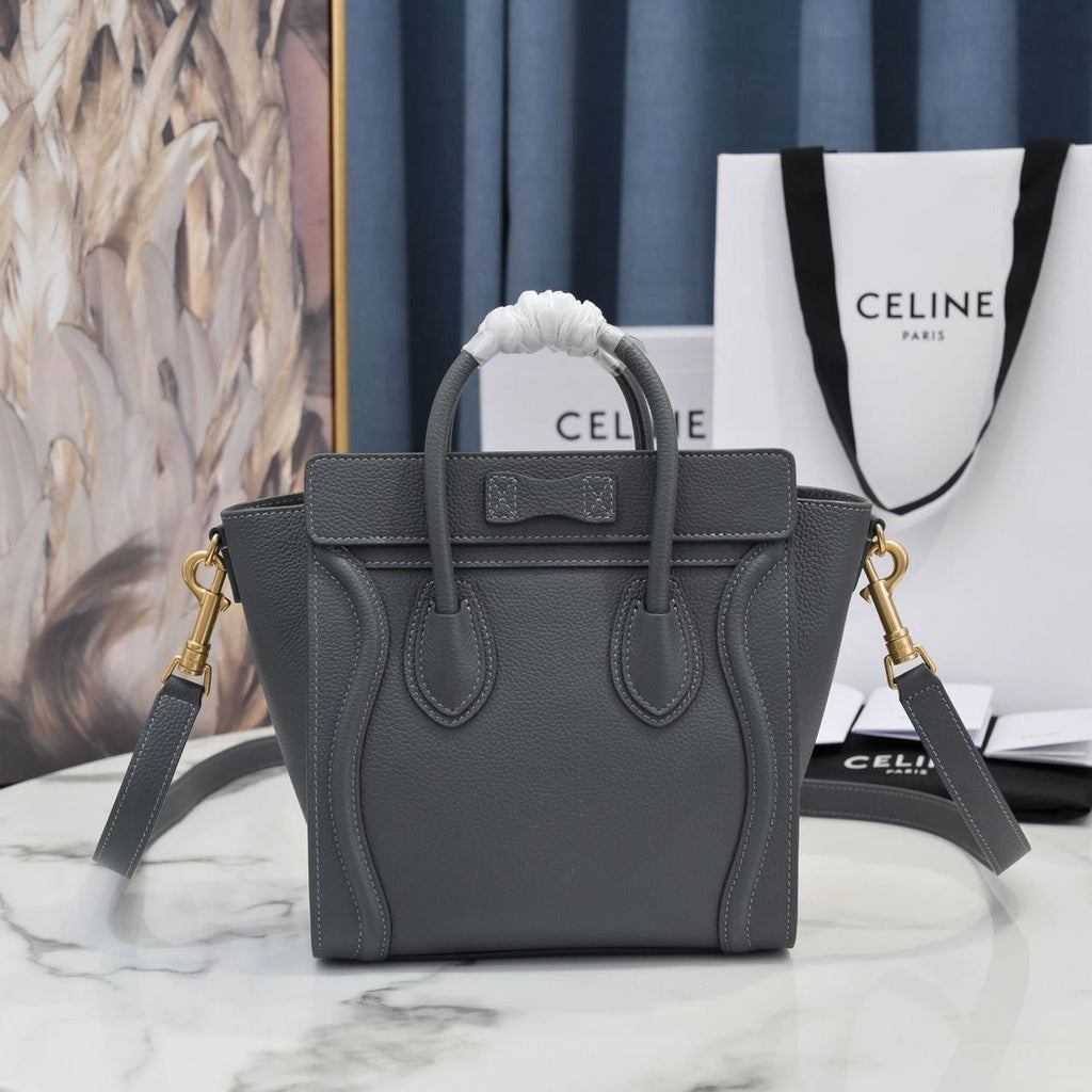 Celine Luggage (Dark Grey) Mini