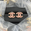 Chanel Pink Earrings