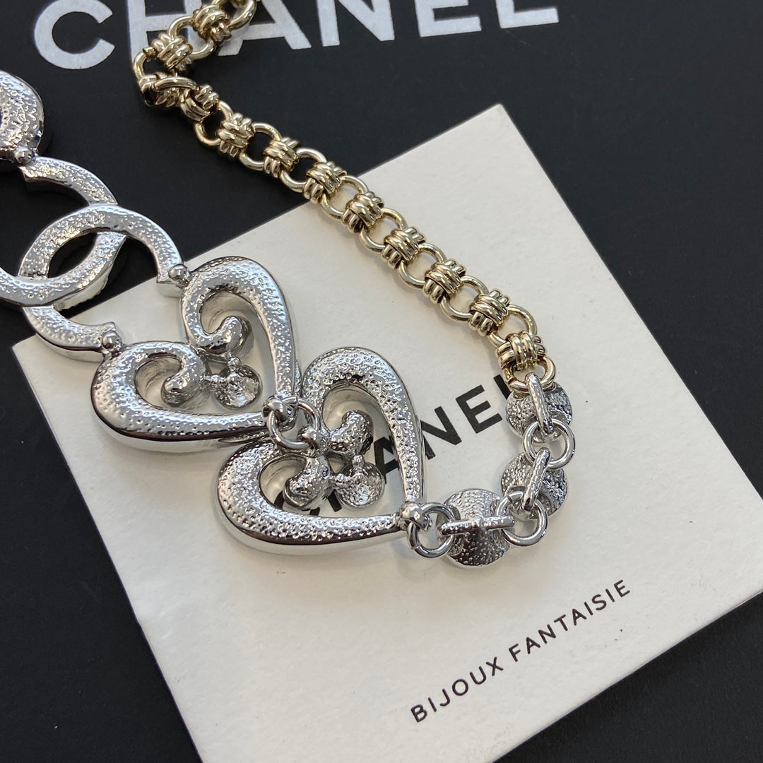 Chanel Heart Diamond Choker