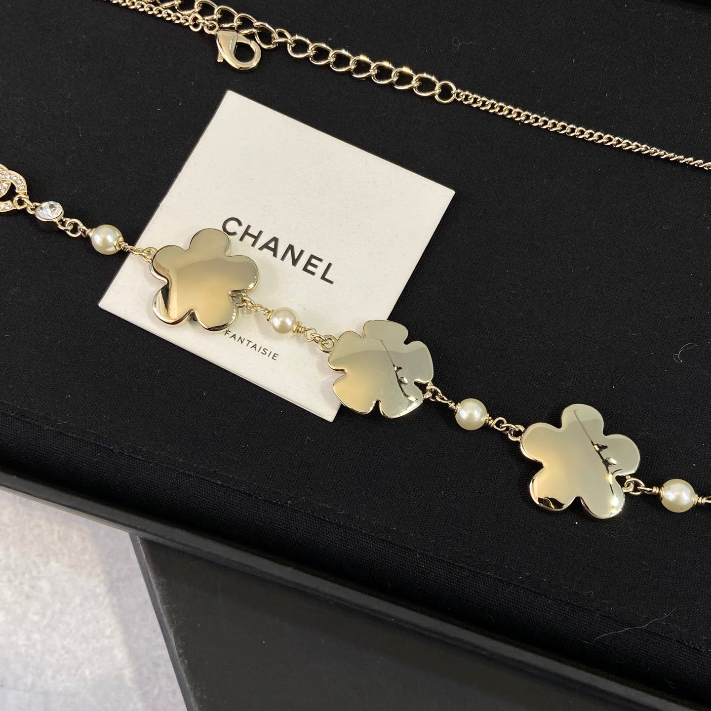 Chanel Blue Flower Waist Band