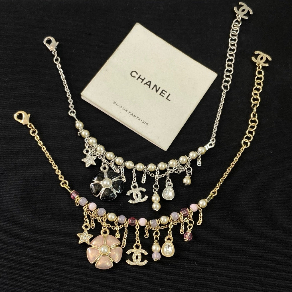 Chanel 26C Pearl Dangle Bracelet