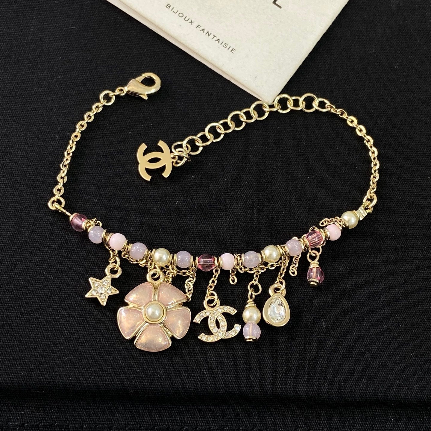 Chanel 26C Pearl Dangle Bracelet