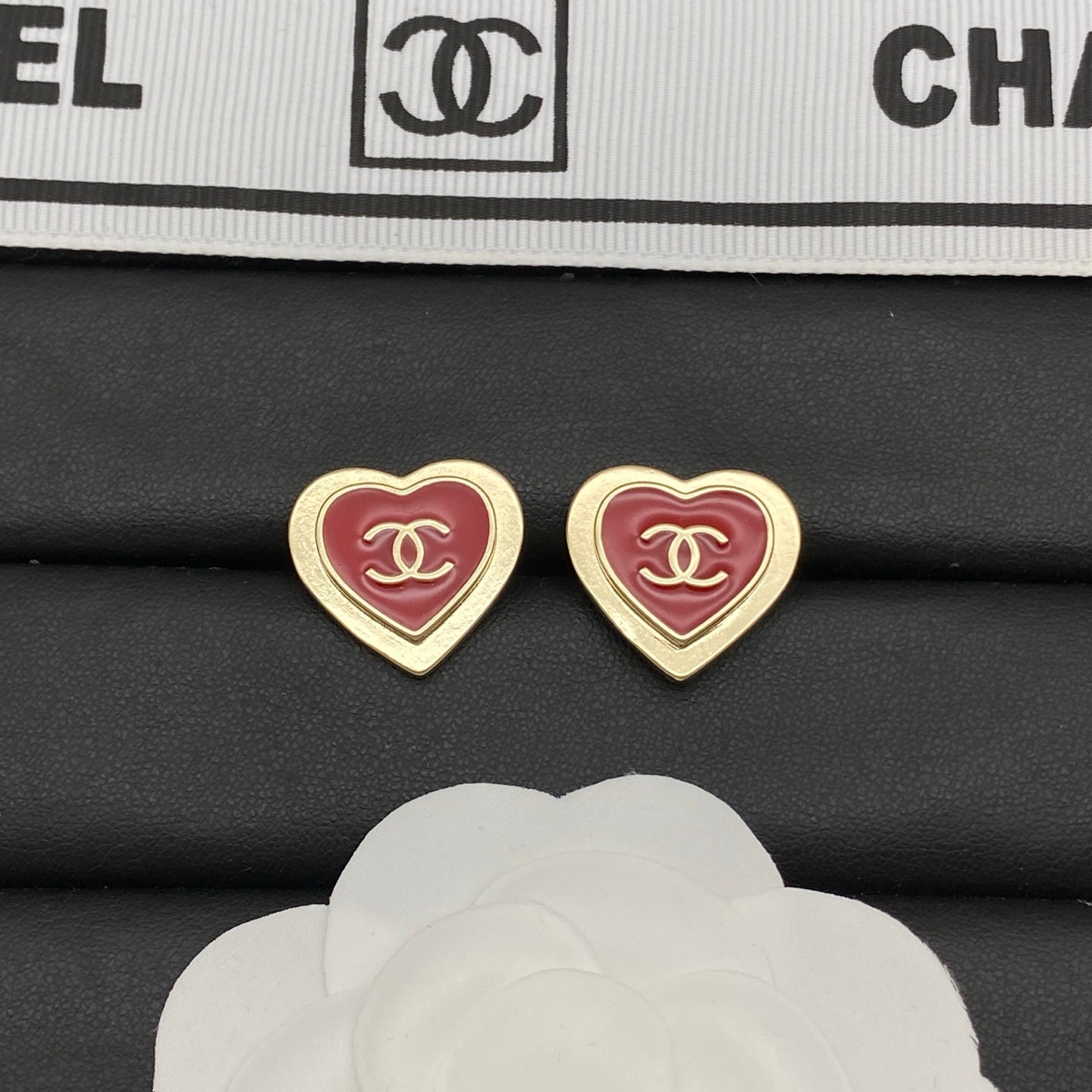 Chanel Heart Earring Studs