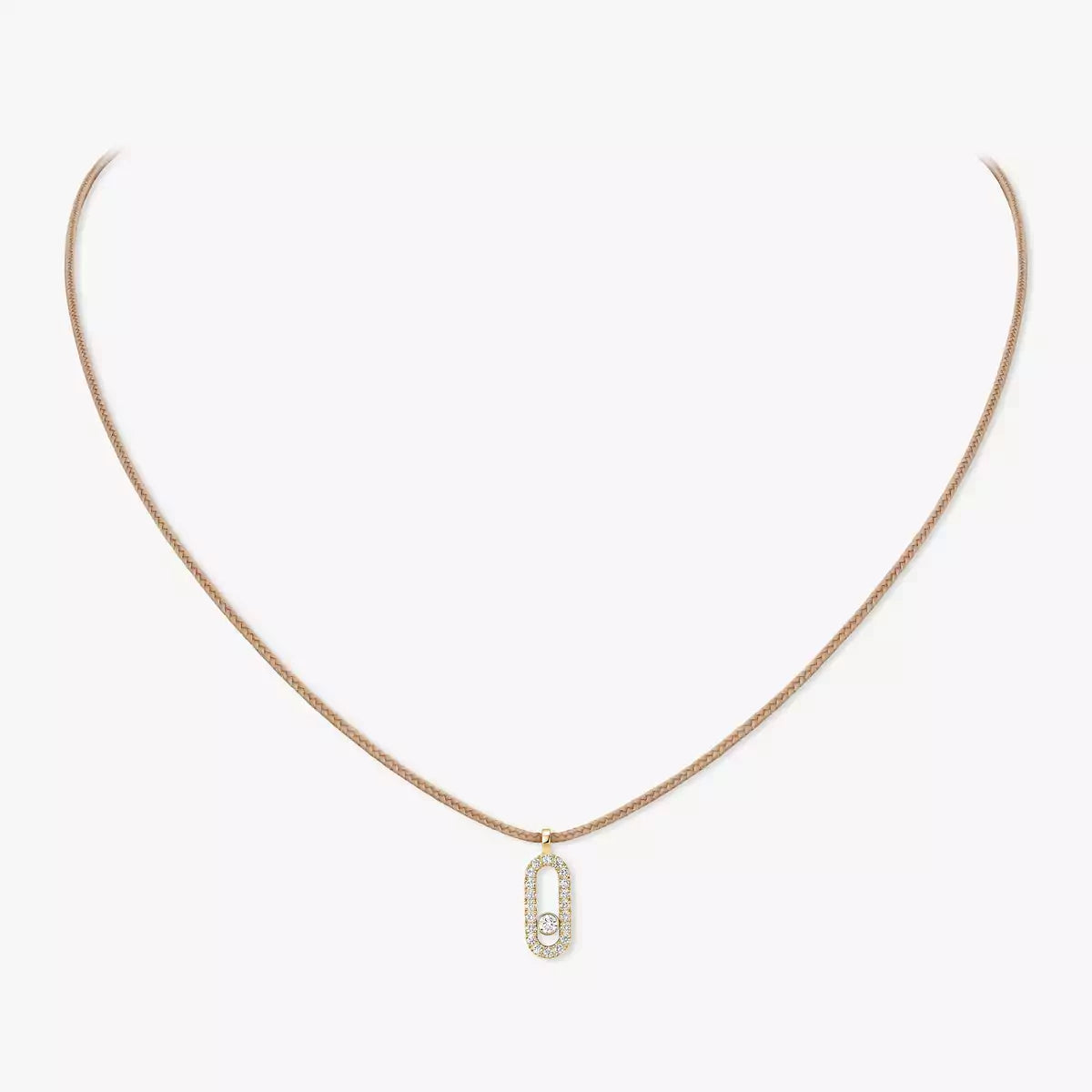 Messika CARE(S) Cord Pavé Necklace Diamond Necklace